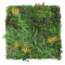 5 Dalles végétale murale artificielle Nature décor Spicata 100 x 100 cm