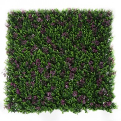5 Dalles végétale murale artificielle Nature décor Volubella 100 x 100 cm