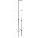 Treillis m&eacute;tallique d&eacute;coratif Metalex acier galvanis&eacute; plastifi&eacute; gris forme de &frac12; cercle H 145 x 18 cm