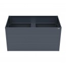 Jardini&egrave;re m&eacute;tal WEKA Gary 150 x 75 x 77 cm Anthracite