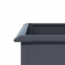 Jardini&egrave;re m&eacute;tal WEKA Gary 150 x 75 x 77 cm Anthracite