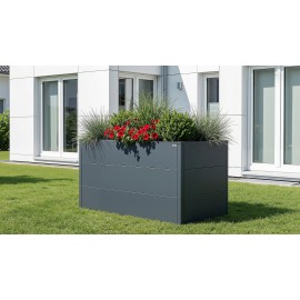 Jardinière métal WEKA Gary 150 x 75 x 77 cm Anthracite