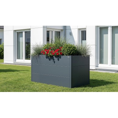 Jardinière métal WEKA Gary 150 x 75 x 77 cm Anthracite
