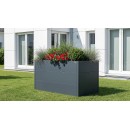Jardini&egrave;re m&eacute;tal WEKA Gary 150 x 75 x 77 cm Anthracite
