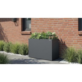 Jardinière métal WEKA Gary 100 x 50 x 77 cm Anthracite