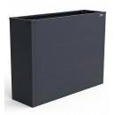Jardini&egrave;re m&eacute;tal WEKA Gary 200 x 100 x 77 cm Anthracite