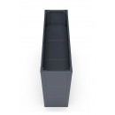 Jardini&egrave;re m&eacute;tal WEKA Gary 200 x 100 x 77 cm Anthracite
