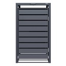 Cache-poubelle m&eacute;tal WEKA Gary 240L &ndash; 80 x 68 cm &ndash; Anthracite