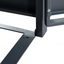 Cache-poubelle m&eacute;tal WEKA Gary 240L &ndash; 80 x 68 cm &ndash; Anthracite