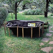 visuel mise en place bassin de jardin