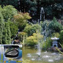 Pompe de bassin de jardin économique et écologique