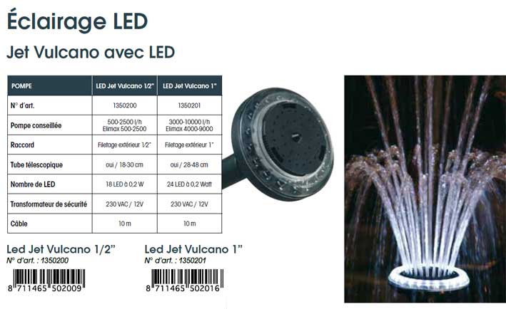 jet vulcano pour bassin de jardin Jet vulcano pour bassin de jardin