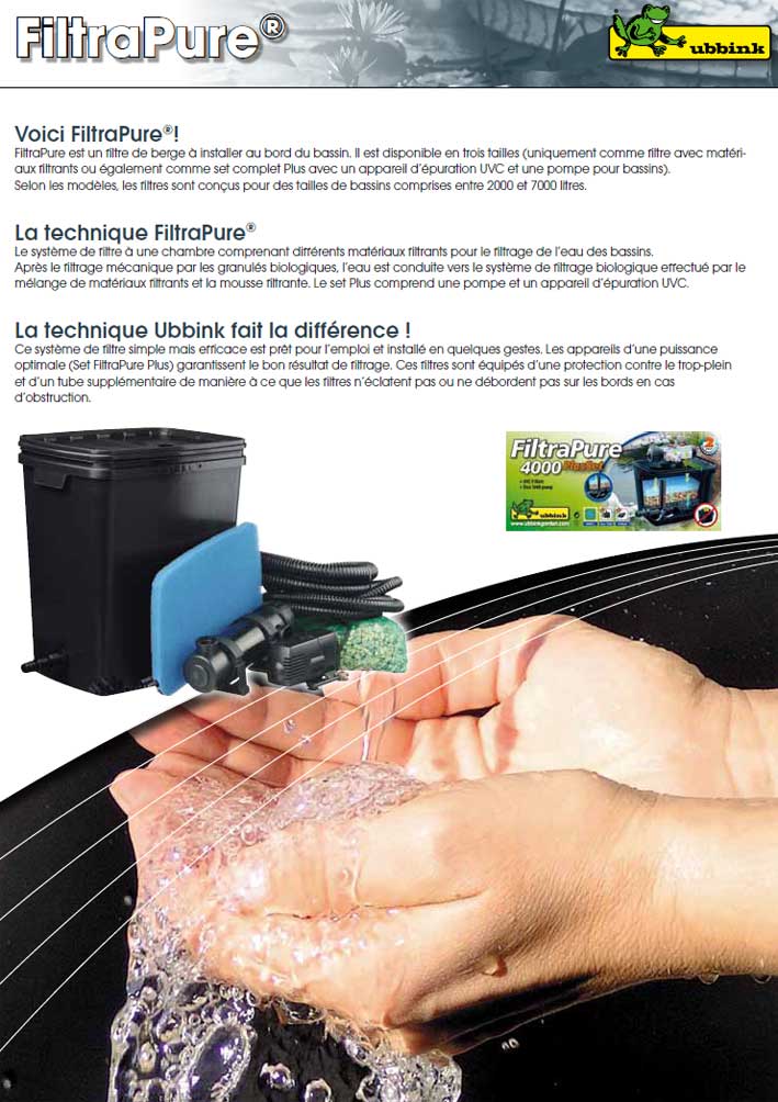 kit de filtration complet Filtrapure 2000